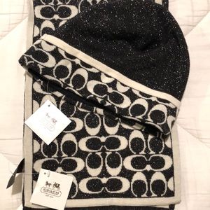 New coach beanie and scarf.